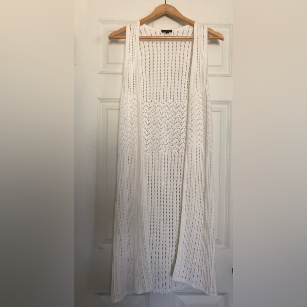 Express White Crochet Cover Up - Size XS/S